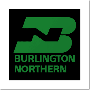 Burlington Northern Railroad Posters and Art